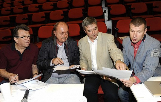 PLES UPÍRŮ (zleva Michael Prostějovský, František Janeček, Michal Kocourek, Radek Balaš)